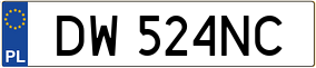 Truck License Plate